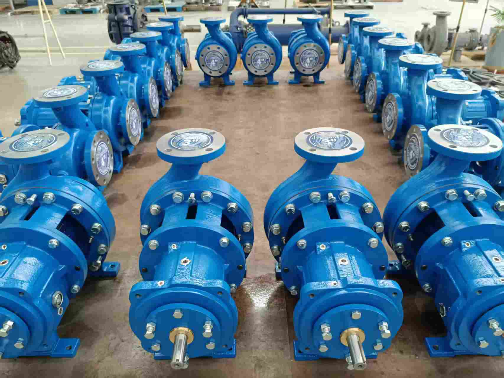 Başarılı Teslimat ve 20 Kimyasal Proses Pompasının Avrupalı ​​Müşteriye Yakında Sevkiyatı